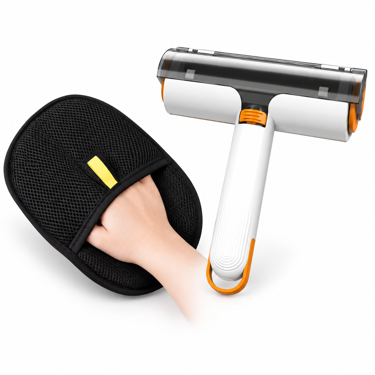 2 In 1 Pet Hair Removal Roller Multifunctional Portable Washable Hair Removal Brush Pet Supplies